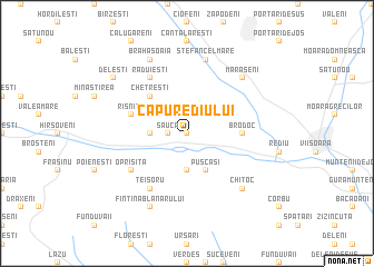 map of Capu Rediului