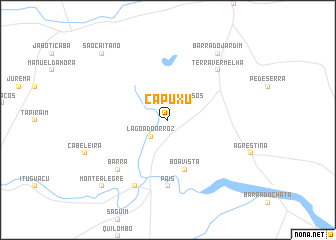 map of Capuxu