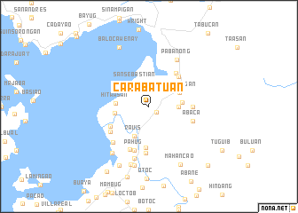 map of Carabatuan