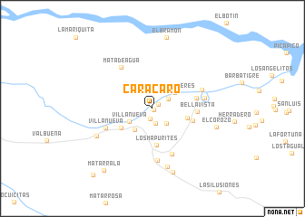 map of Caracaro