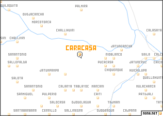 map of Caracasa