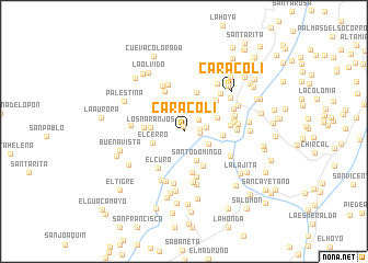 map of Caracolí