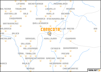 map of Caracota