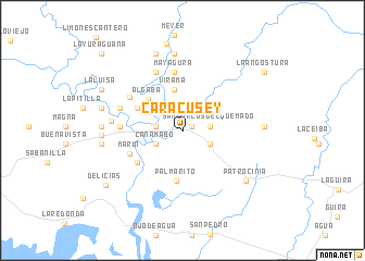 map of Caracusey