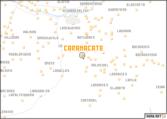 map of Caramacate