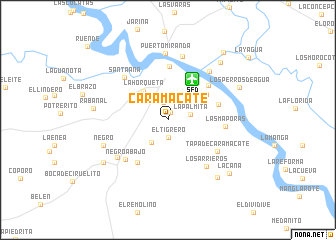 map of Caramacate