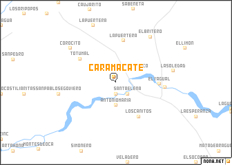 map of Caramacate