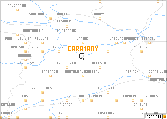 map of Caramany