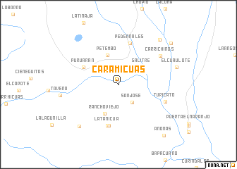 map of Caramicuas