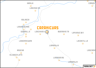 map of Caramicuas