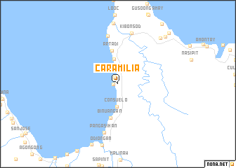 map of Caramilia