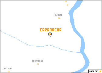 map of Caranacoa