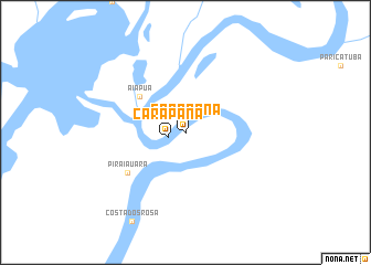 map of Carapanã