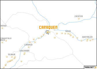 map of Caraquen