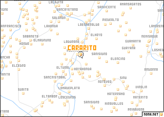 map of Cararito