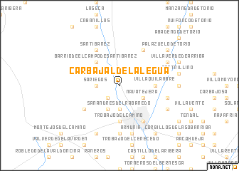 map of Carbajal de la Legua