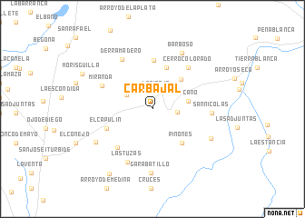 map of Carbajal