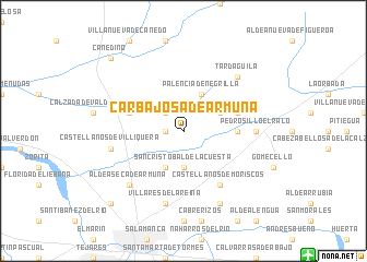 map of Carbajosa de Armuña