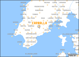 map of Carballa