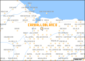 map of Carballoblanco