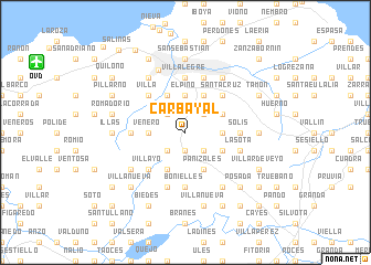 map of Carbayal