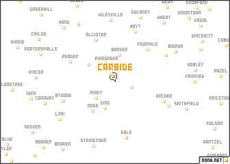 map of Carbide