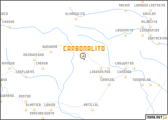 map of Carbonalito