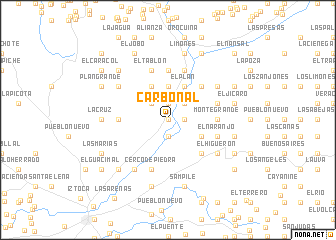 map of Carbonal