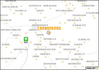 map of Carboneras