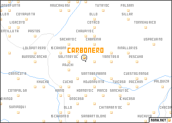 map of Carbonero