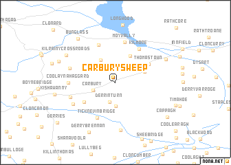 map of Carbury Sweep