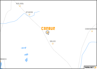 map of Carbur