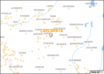 map of Carcapata