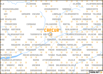 map of Cárcua