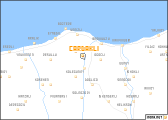 map of Çardaklı