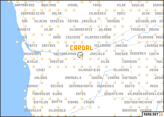 map of Cardal