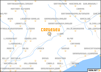 map of Cardedeu