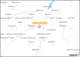 map of Cárdenas