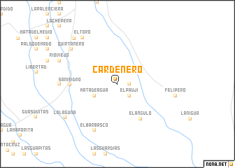 map of Cardenero