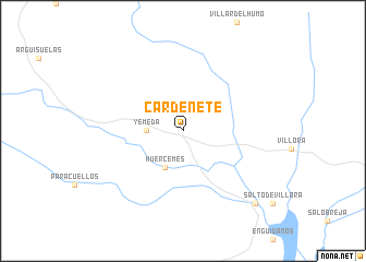 map of Cardenete