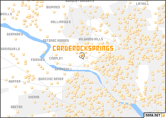 map of Carderock Springs