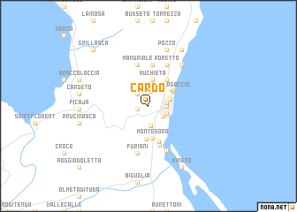 map of Cardo