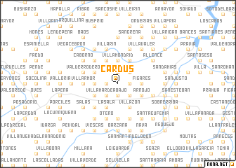 map of Cardús