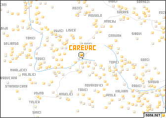 map of Carevac