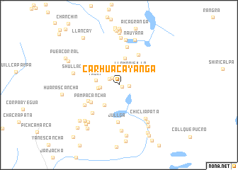 map of Carhuacayanga