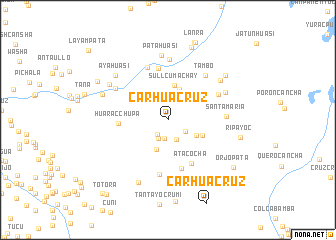 map of Carhuacruz