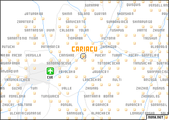 map of Cariacu