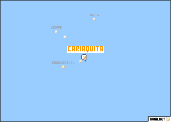 map of Cariaquita