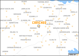 map of Caricheo