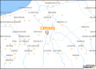 map of Caridad
